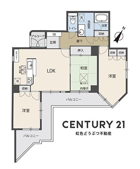 3LDK 間取り