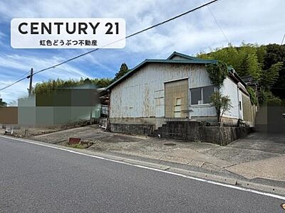 外観:正面から撮影 道路と平坦な立地で建築もしやすいです 外観:正面から撮影 道路と平坦な立地で建築もしやすいです