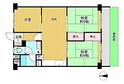 秀和めじろ台レジデンス 3DKの間取図画像