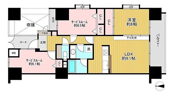 間取りを拡大表示