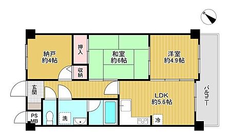 2SLDK 間取り