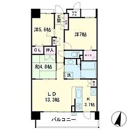 間取図画像 3LDK