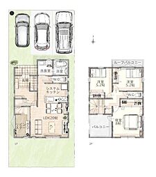 豊橋市馬見塚町 新築戸建(全4区画)2号棟