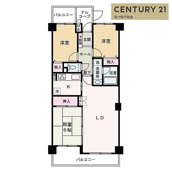 間取りを拡大表示