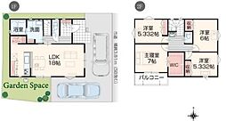 豊橋市花中町23ーP1 中古戸建(全2棟)2号棟