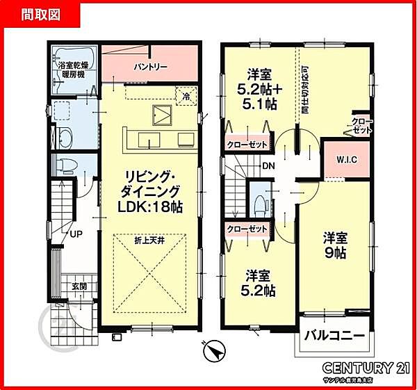 間取りを拡大表示
