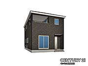 3号棟の外観パース（完成予想図）になります！シンプルで落ち着きのある外壁カラーです♪