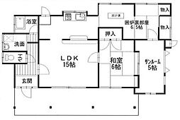 中古戸建　長生村一松　1180万円　囲炉裏、ピザ窯付