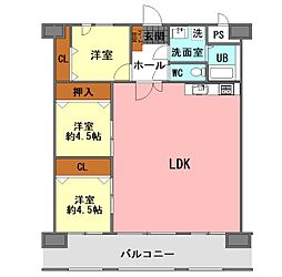 間取図画像 3LDK