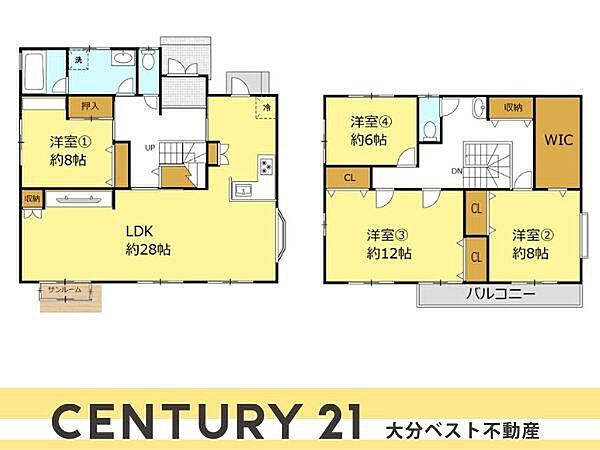 間取りを拡大表示