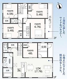 豊川市御津町大草59期　新築全2棟　2号棟