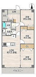 間取図画像 3LDK