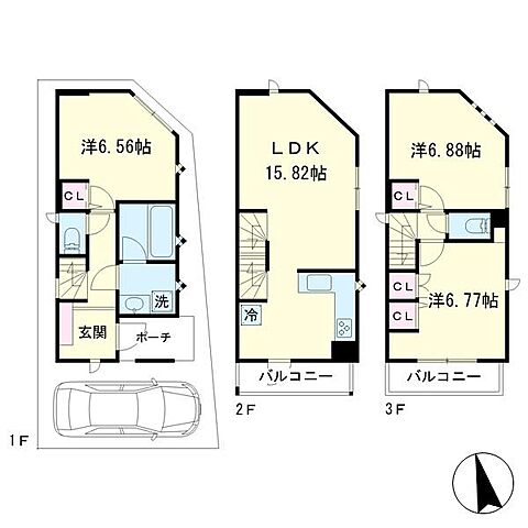 間取り 名古屋市西区則武新町2丁目