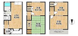 近鉄奈良線 瓢箪山駅 徒歩10分
