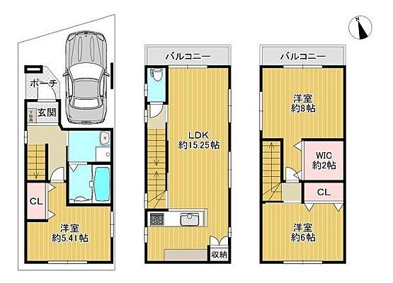 間取り 近鉄奈良線 河内小阪駅 徒歩11分