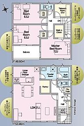 島田市高島町 第1期  新築全3棟　2号棟