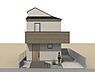 外観：イメージパース。ベージュを基調とした落ちついた外観でございます。採光良好＆風通しも良く、快適に暮らせるお住まいです