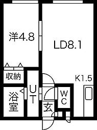 間取図画像 1LDK