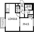 オルセー厚別中央2B棟4階5.9万円