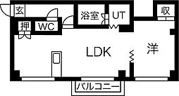 ソシアルコートサトー 1LDKの間取図画像