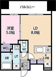 MJsquare KOTONI 1LDKの間取図画像