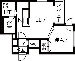 MYプラザセッテ 1LDKの間取図画像