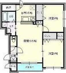 グラーベンコート 2LDKの間取図画像