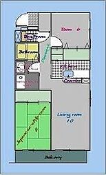 シュープリームコート7 2LDKの間取図画像