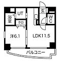 SEIRA東札幌7階6.3万円