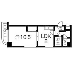 間取図画像 1DK