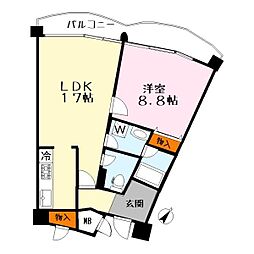 間取図画像 1LDK