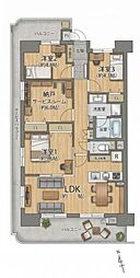 ライオンズマンション住之江公園 4LDKの間取図画像