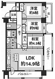間取図画像 3LDK