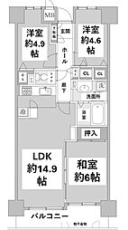 間取図画像 3LDK