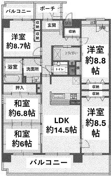 間取りを拡大表示