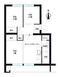 間取図画像 3DK