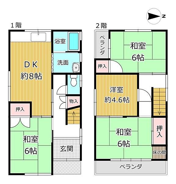 間取りを拡大表示