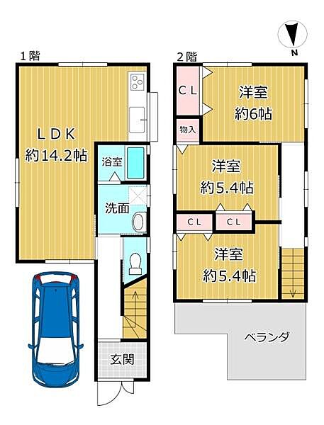 間取りを拡大表示