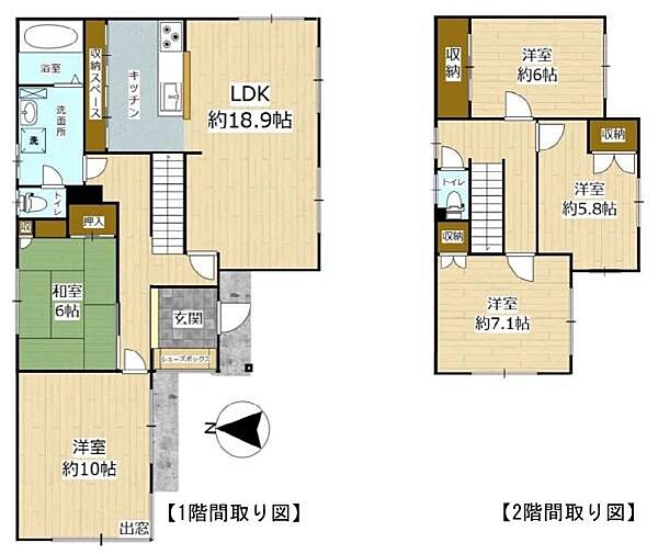 間取りを拡大表示