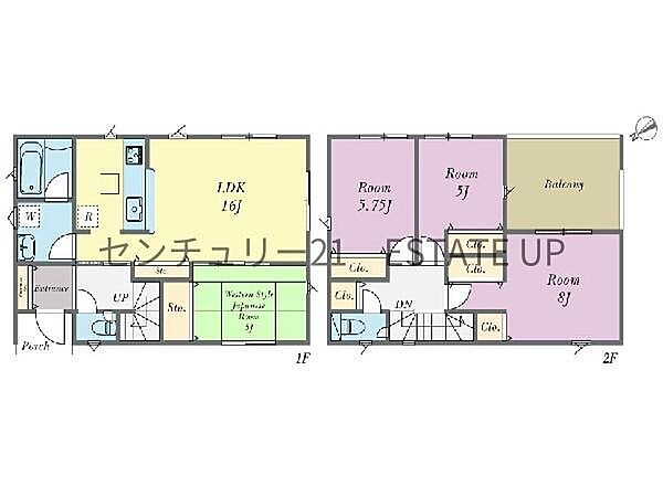 間取りを拡大表示