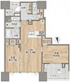 ドゥ・トゥールWEST棟34階15,980万円