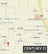 周辺には医療施設や生活利便施設が揃っており住環境が整っています。地図上で主要な施設や目印も一目で把握できます。アクセス道路も明確に表示されていて現地までのルートが分かりやすいです。