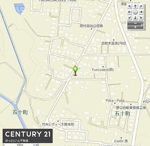 地図を拡大表示