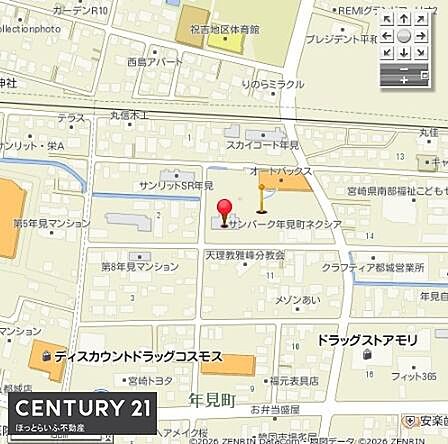 現地案内図が分かりやすく周辺の施設や店舗の位置が一目で確認できます。主要道路や目印が地図上に明示されておりご来場の際に迷う心配が少なくなっています。安心して目的地までアクセスできます。