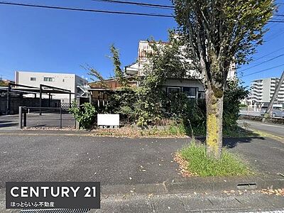 外観:道路に面した立地で前面スペースが広く確保されています。陽当たりのよい外観が特徴的です。周辺に緑が感じられ開放的な雰囲気です。住宅街が近隣に広がり落ち着いた印象があります。 外観:道路に面した立地で前面スペースが広く確保されています。陽当たりのよい外観が特徴的です。周辺に緑が感じられ開放的な雰囲気です。住宅街が近隣に広がり落ち着いた印象があります。