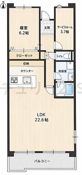 間取りを拡大表示