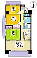 赤池サンハイツA棟12階1,750万円