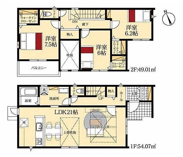 間取りを拡大表示