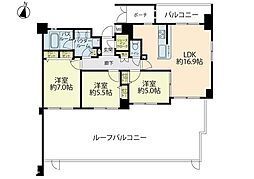 間取図画像 3LDK