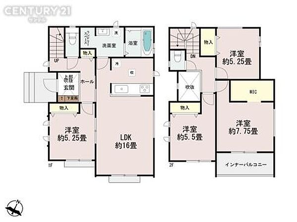 間取りを拡大表示